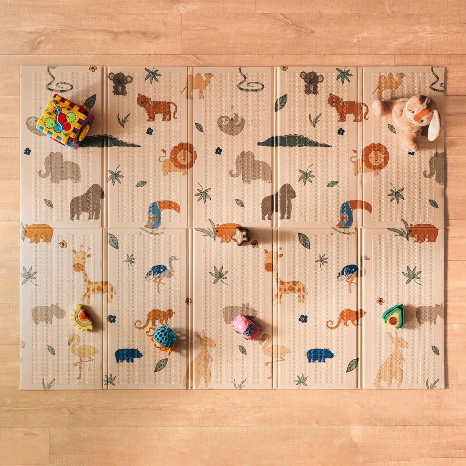 Play mat para niños Safari