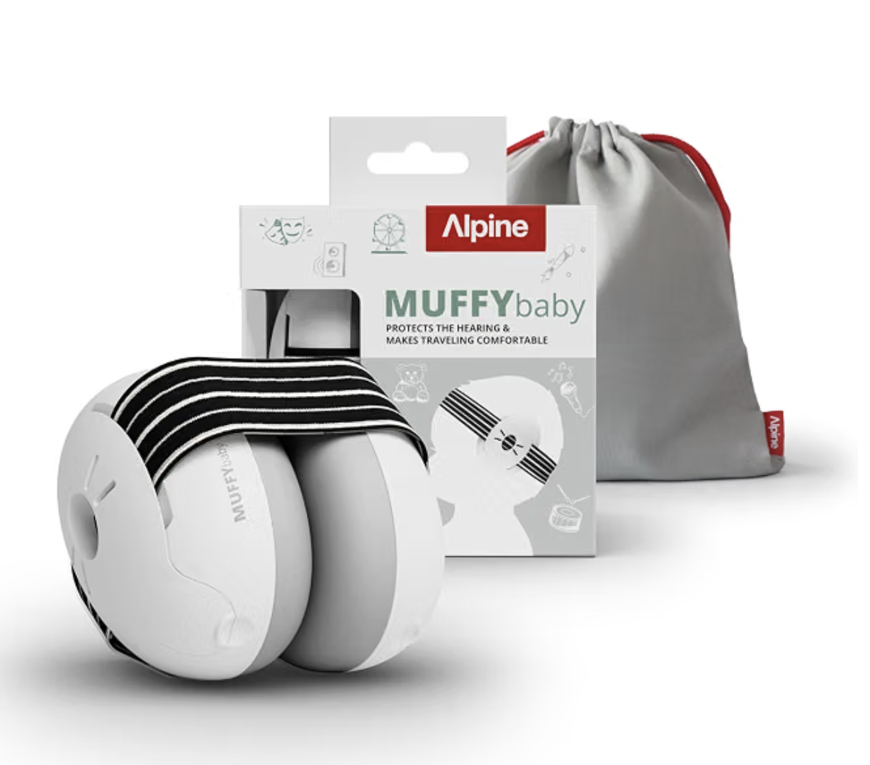 Protección de oídos para bebés Alpine Muffy [Amazon]