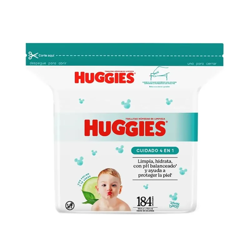 Toallitas húmedas Huggies Cuidad 4 en 1
